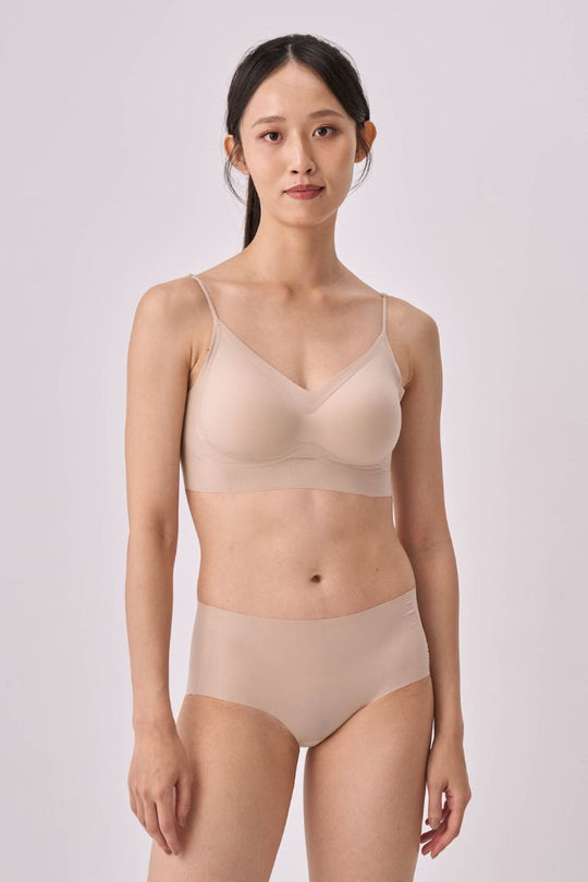 無痕 · 雲感一字美背內衣｜裸膚