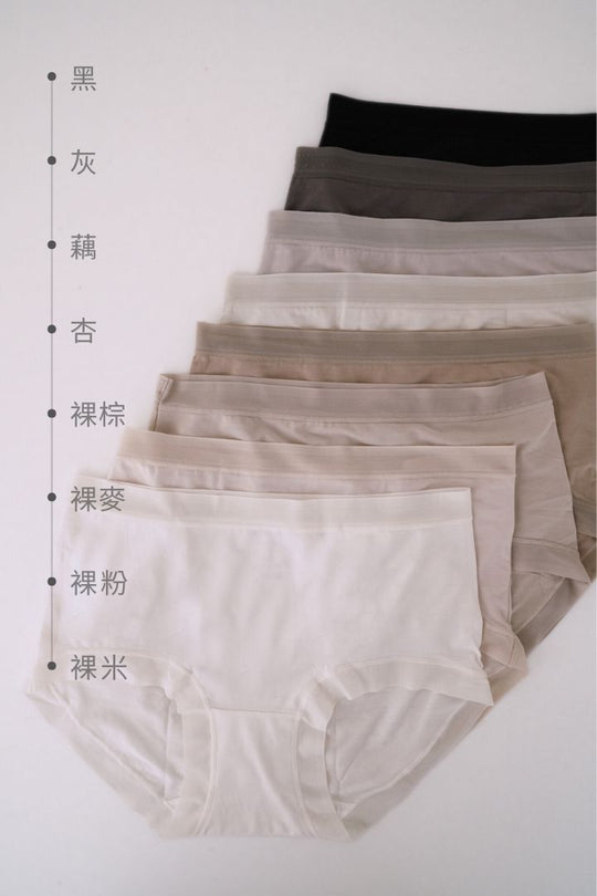 桑蠶絲全包臀內褲 女生 顏色